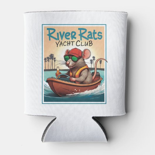 White Foam Can Koozie (Voorkant)