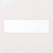 White Folded Visitekaartje (Binnenkant ongevouwen)