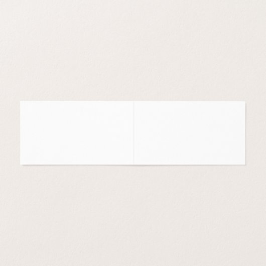 White Folded Visitekaartje (Binnenkant ongevouwen)