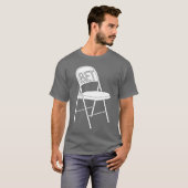 White Folding Chair BET Battle of Montgomery Alaba T-shirt (Voorkant volledig)