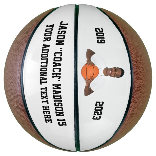 White  foto basketbal (Verticaal)