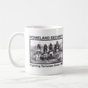 White foto Indian Homeland Security Koffiemok