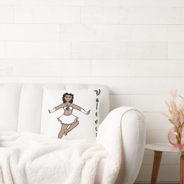 White Fox Dancer #2 Kussen (Bank)