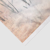  White Fox in Sneeuw Decoupage Tissue Paper Tissuepapier (Detail)