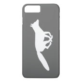 White Fox Silhouette Case-Mate iPhone Case (Achterkant)