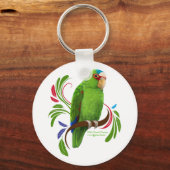 White Fronted Amazon Sleutelhanger (Voorkant)