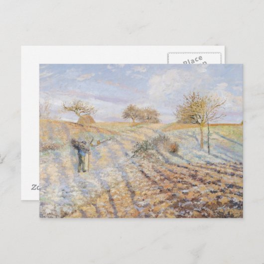 White Frost, 1873 Briefkaart (Voorkant / Achterkant)