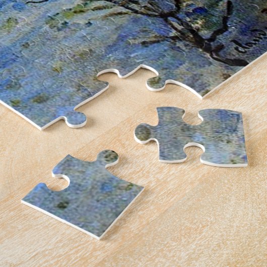White Frost Monet Fine Art Legpuzzel (Zijkant)