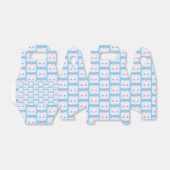 White Frosting Sprinkle Birthday Cake Bedankdoosjes (Uitgevouwen)