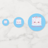 White Frosting Sprinkle Birthday Cake Confetti (Voorkanten)