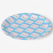 White Frosting Sprinkle Birthday Cake Papieren Bordje (Gekanteld)