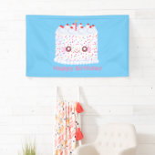 White Frosting Sprinkle Birthday Cake Spandoek (Insitu)