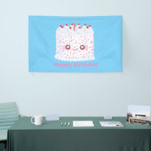 White Frosting Sprinkle Birthday Cake Spandoek (Beurs)