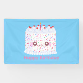 White Frosting Sprinkle Birthday Cake Spandoek