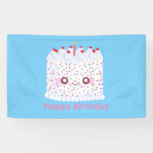 White Frosting Sprinkle Birthday Cake Spandoek