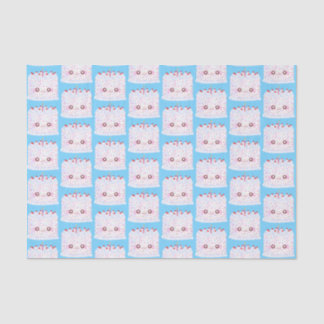 White Frosting Sprinkle Birthday Cake Tissuepapier