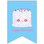 White Frosting Sprinkle Birthday Cake Vlaggetjes (Tweede vlag)