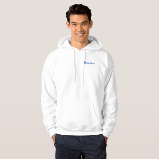 White FrostWear Hoodie (Voorkant volledig)