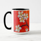 White Fruit Blossom Oranje Red Smell of Spring Mok (Links)
