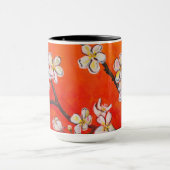 White Fruit Blossom Oranje Red Smell of Spring Mok (Midden)