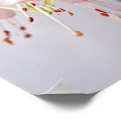 White Fuchsia Hawkshead Summer Flower Poster (Hoek)