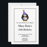 White Funny 18th Birthday Party Invitation Kaart<br><div class="desc">Maak je klaar om in stijl te vieren met onze "White Funny 18th Birthday Party Invitation". Deze uitnodiging is meer dan alleen maar een aankondiging, het is de sleutel tot een onvergetelijke viering en zet de toon voor een luchthartige en gedenkwaardige gebeurtenis. Of u nu een elegant feest organiseert of...</div>