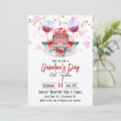 White Galentine's Day Invitation - Galentine Theme Kaart (Staand voorkant)
