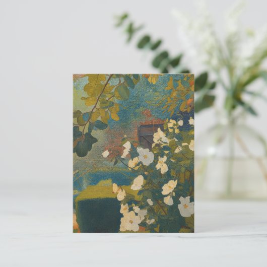 White Garden Briefkaart (Staand voorkant)