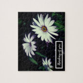 White Garden Flowers Schattig denken aan jou Legpuzzel (Verticaal)
