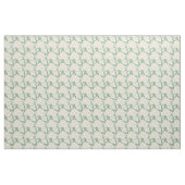 White Garden Mum Flower Pattern Stof (Yard (91,4 cm))