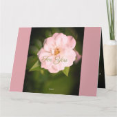 White Garden Roos Kaart (Achterkant)