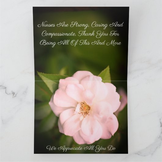 White Garden Roos Kaart (Binnen)