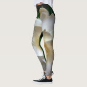 White Gardenia Flower Leggings (Links)