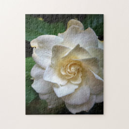 White Gardenia Flower Legpuzzel