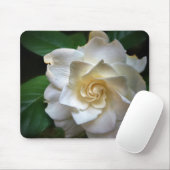 White Gardenia Flower Muismat (Met muis)