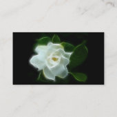 White Gardenia Flower Plant Visitekaartje (Achterkant)