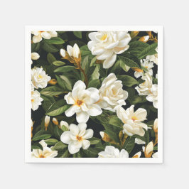 White Gardenia Flower Servet