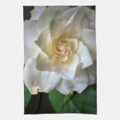 White Gardenia Flower Towels Theedoek (Verticaal)