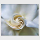 White Gardenia Illustration Cadeaupapier (Vlak)