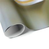 White Gardenia Illustration Cadeaupapier (Rol Hoek)