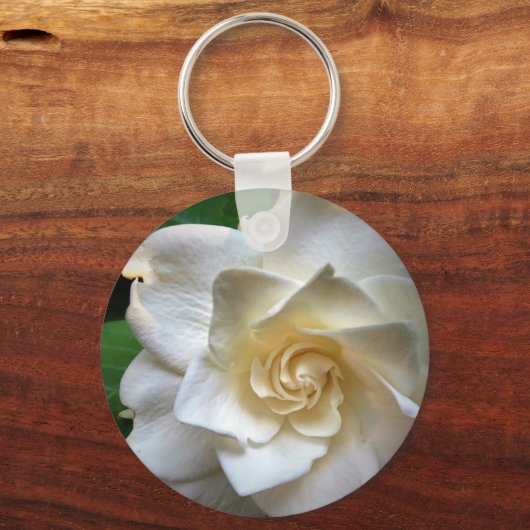 White Gardenia Sleutelhanger (Voorkant)