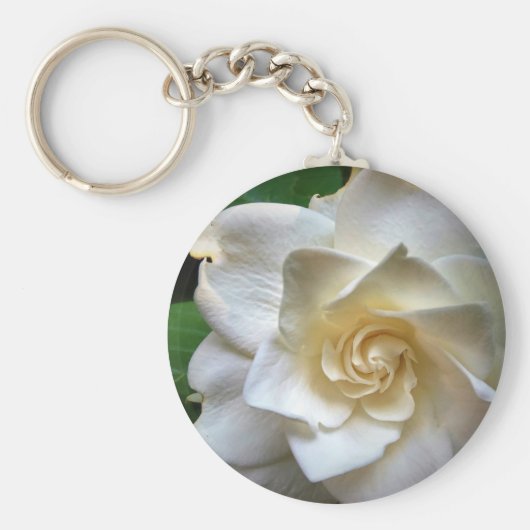 White Gardenia Sleutelhanger (Voorkant)