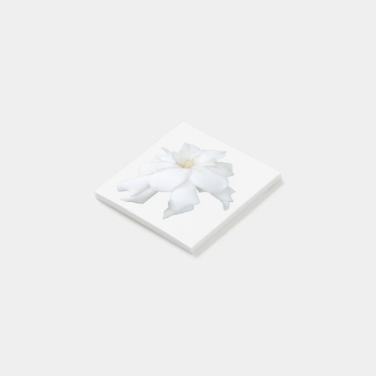 White Gardenia Sticky Notes (Schuin)