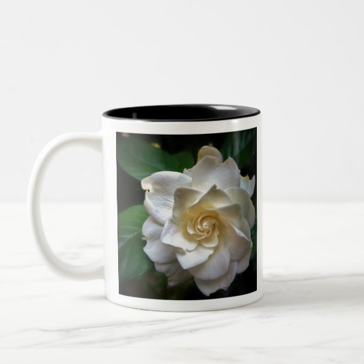 White Gardenia Tweekleurige Koffiemok (Links)