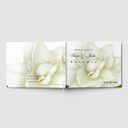 White Gardenia Wedding Gastenboek (Volledig)