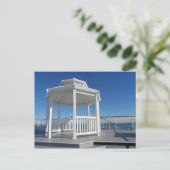 White Gazebo Briefkaart (Staand voorkant)