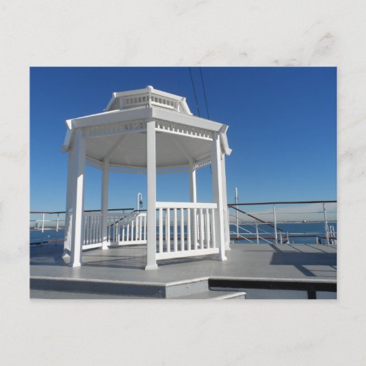 White Gazebo Briefkaart (Voorkant)