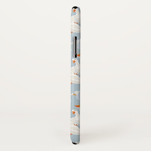 White Geese Pattern Case-Mate iPhone Case (Achterkant / rechts)