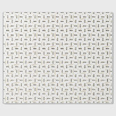 White Gefeliciteerd Diploma Class Year Afstudeerde Cadeaupapier (Vlak)