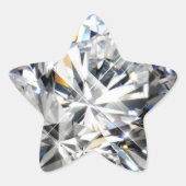 White Gem Ster Sticker (Voorkant)